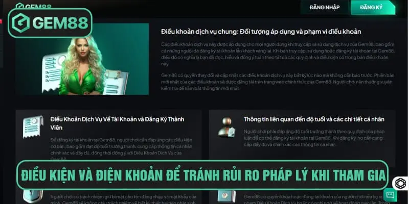 Điều Kiện Và Điều Khoản Điều kiện và điện khoản để tránh rủi ro pháp lý khi tham gia